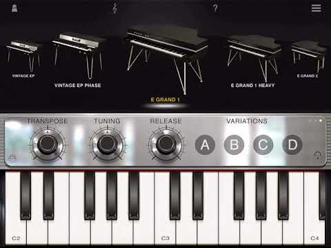 “iLove CP70” app iLectric Piano (iPad5 - Zé Osório)