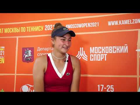 Moscow Open 2021 - интервью с теннисистами после матчей (22.07)