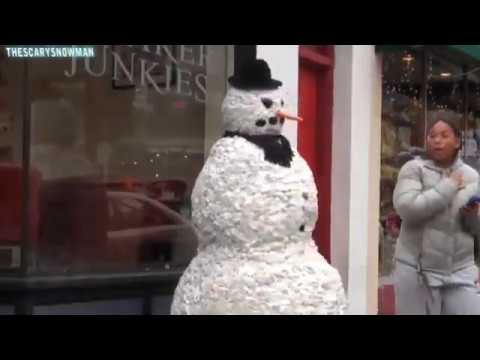 Scary SNOWMAN prank 2019