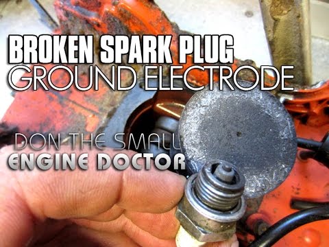 DAMAGE Caused By A Broken Spark PLug Ground Electrode