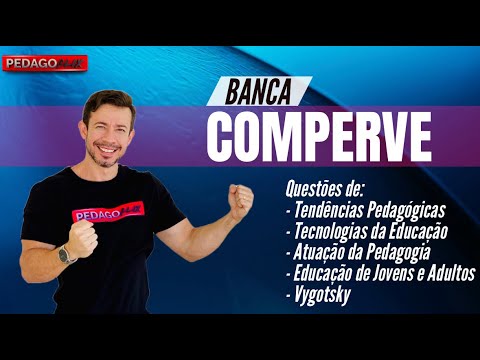 COMPERVE - QUESTÕES DE PEDAGOGIA