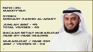 Download lagu FATIR [35] - MISHARY RASHID - PAGE 434 - VERSES 01 - 03 mp3