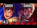 GAREN vs DARIUS (TOP) | 700+ games, 11/3/4 | KR Master | 14.5