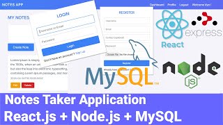Build a Modern Note-Taking App with React, Node.js & MySQL in Tamil