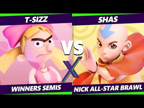 S@X 424 Winners Semis - T-Sizz (Helga) Vs. Shas (Aang) SSBU Nickelodeon All-Star Brawl