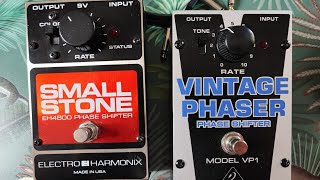 Video thumbnail for "ELECTRO HARMONIX Small Stone" VS "BEHRINGER VP1 Vintage Phase Shifter" (Clean) by Kev_k_ life