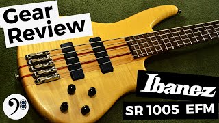 Video thumbnail for Gear Review #091 - Ibanez SR 1005 EFM Prestige by Baixos e Baixarias - IvanovBR