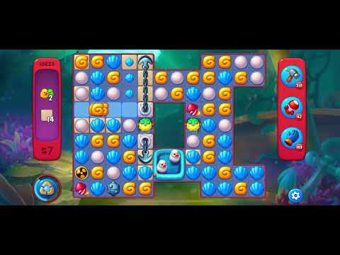 Fishdom Hard level 10833 no boosters フィッシュダム ハード