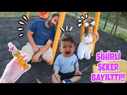 ELİF PARKTA GİZEMLİ MARSHMALLOW BULDU BABASIYLA YEDİ İKİSİ DE BAYILDI EYVAH NAPICAZ!!