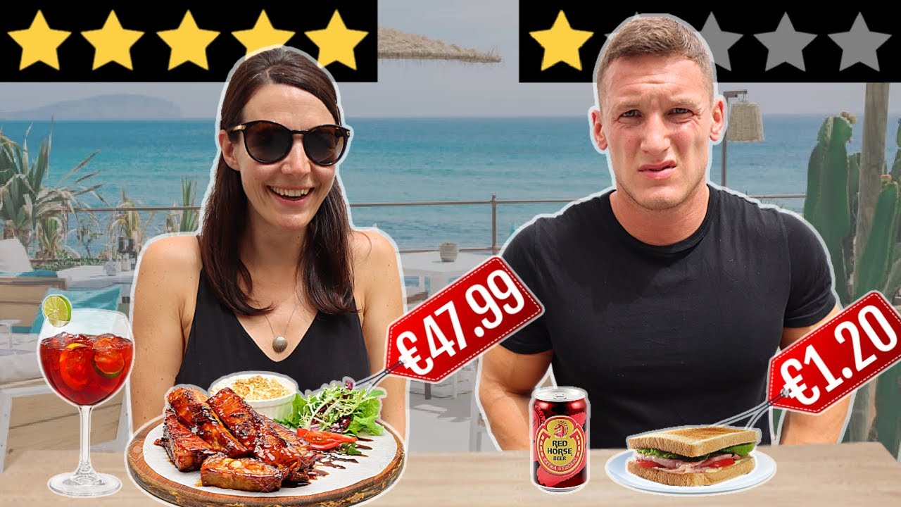 We ate the CHEAPEST & MOST EXPENSIVE things on the menu