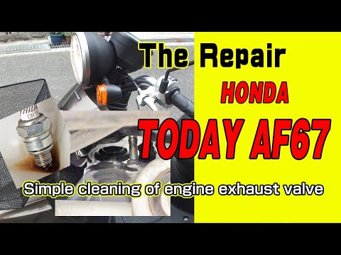 Thumbnail for honda today 【AF67】Cleaning of intake valve and engine exhaust valve. ホンダToday AF67 カーボン噛み バルブクリーニング by Honda Today
