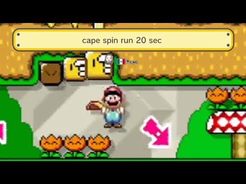 Super Mario Maker: cape spin run 20 sec By: Papa
