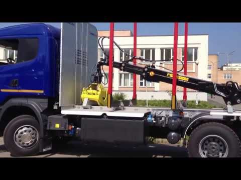 Лесовоз Scania R500 и прицеп JYKI
