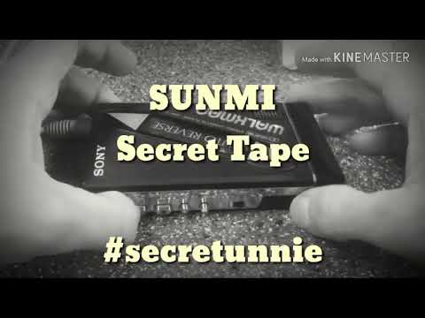 Sunmi - Secret Tape lyrics (Sunmi x Seulgi secret unnie FMV)