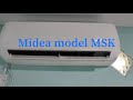 MIDEA Aircond model MSK - General Cleaning Tutorial