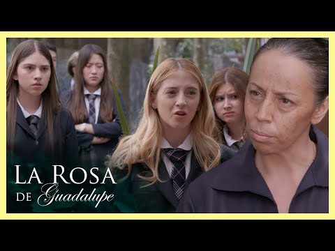 Luz María es hija de la conserje de la escuela y no lo sabe | La Rosa de Guadalupe 2/4 | La memo...