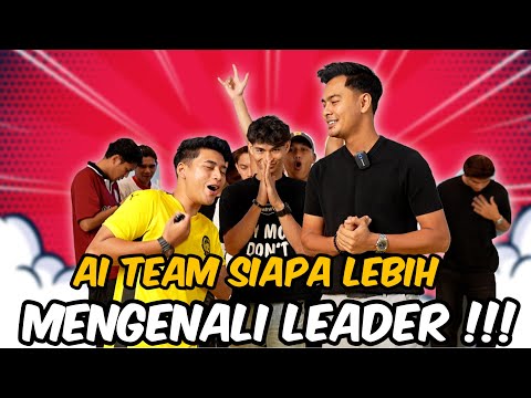 SIAPA LEBIH MENGENALI LEADER ALIEFF IRFAN !!! AI TEAM SEMUA TAK KENAL…