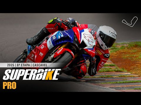 AO VIVO SuperBike Pro - Cascavel - 8ª Etapa 2025 - Autódromo Zilmar Beux