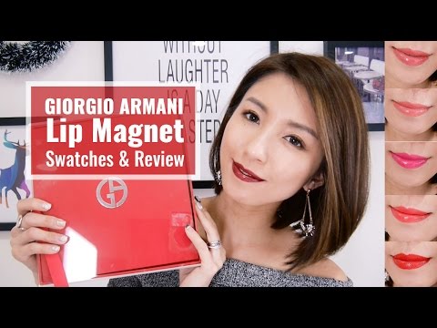 GIORGIO ARMANI Lip Magnet Swatches & Review