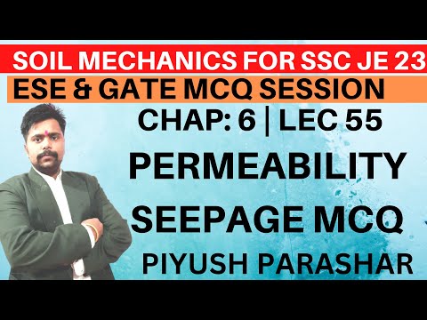 INTRODUCTION TO SOIL MECHANICS Soil Mechanics for GATE ESE SSC JE STATE AE JE RRB JE