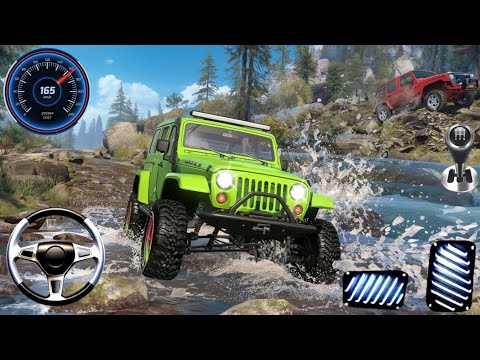 Offroad 4×4 Jeep Driving Simulator 3D - SUV Jeep Prado - Android GamePlay 