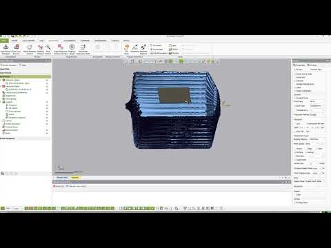 Geomagic Control X - Calculo de Volumen de Molino SAG
