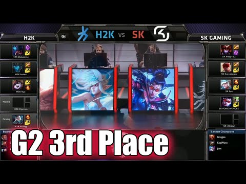 H2K Gaming vs SK Gaming | Game 2 3rd place S5 EU LCS Spring 2015 playoffs | H2K vs SK G2