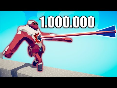 1.000.000 DAMAGE ARCHER vs UNITS - TABS | Totally Accurate Battle Simulator 2024