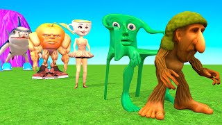 Download lagu New Long Slide Game With Cow Elephant Gorilla Hippopotamus Tiger 3d Animal Game Funny 3d Animals mp3