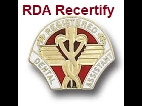 How often do you renew your RDA?