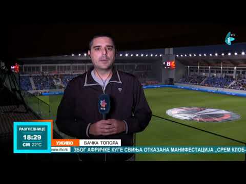 Fudbaleri TSC-a na domaćem terenu protiv Olimpijakosa