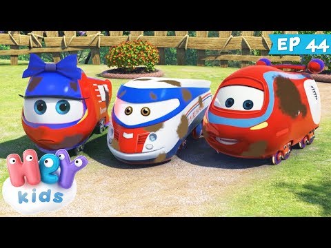 Trenulețele 🚂 Saboți de campioni - Desene animate (ep. 44) | HeyKids