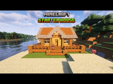 How to Build a Simple Starter House in Minecraft - Easy Tutorial