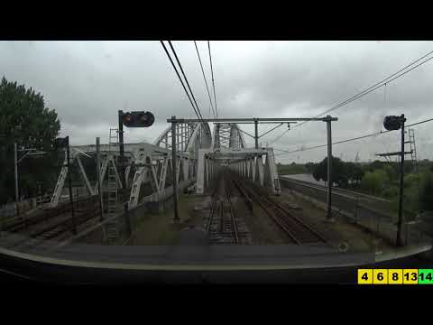 A train driver's view: Almere Centrum - Amsterdam CS, ICM, 30-May-2019.