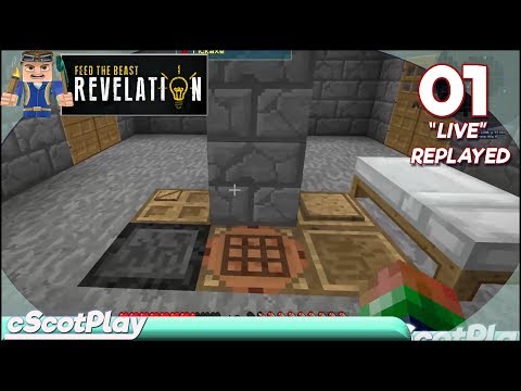 FTB Revelation w/ cScot : Ep 01 – Live Stream Replay - Getting Started
