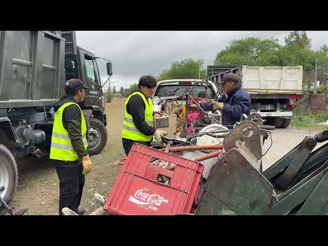 Se lograron retirar 12 toneladas en el descacharrado del barrio Gral. Mosconi