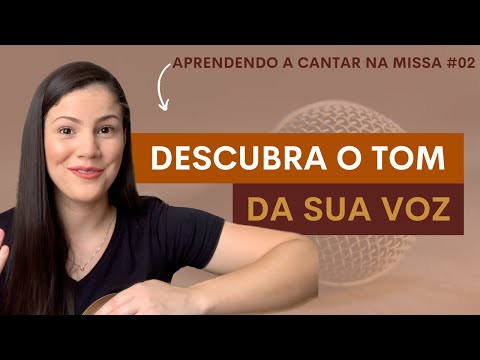 Como saber o TOM da minha VOZ e CANTAR AFINADO?