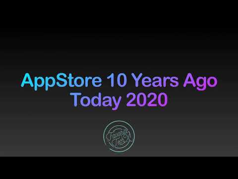 AppStore 10 Years Ago Today 2020