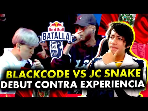 DEBUT CONTRA EXPERIENCIA🤔👊BLACKCODE vs JC SNAKE (REACCIÓN) Nacional REDBULL BATALLA PERÚ 2023