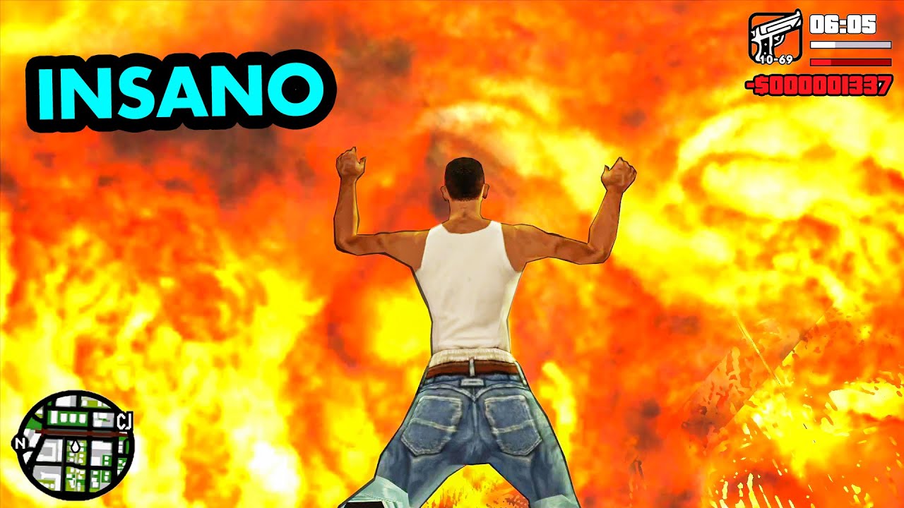 A MAIOR EXPLOSÃO DA HISTÓRIA DO GTA - JUNTEI TODOS OS MODS