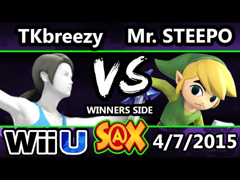 S@X - VGBC | TKbreezy (WFT) Vs. Mr. Steepo (Toon Link, Olimar) SSB4 - Smash Wii U - Smash 4