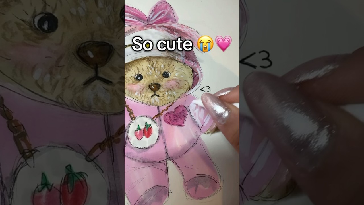 Drawing a teddy bear 🧸💗#getahugco #getahug #giftidea #teddybear #cute #gift #baby ​@Getahug