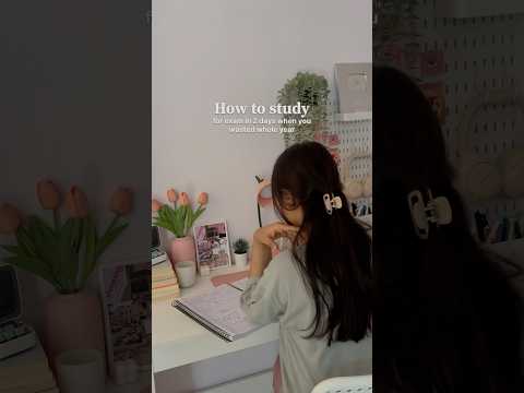 How to study for exam in 2 days 📚🙇‍♀️#shorts #studymotivation