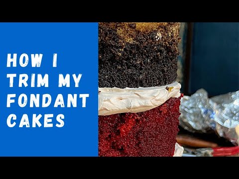 How To Trim Fondant cakes