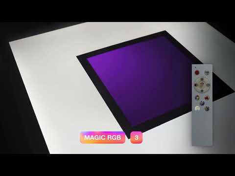 LED-Deckenleuchte Magic Ento I Polycarbonat / Eisen - 1-flammig - Tiefe: 45 cm
