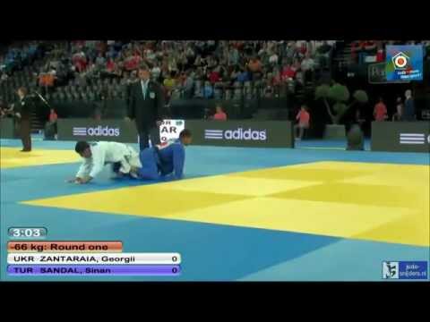 Judo 2014 European Championships Montpellier: Zantaraia (UKR) - Sandal (TUR) [-66kg]