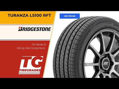 Bridgestone TURANZA LS100 RFT Touring All Season Run-Flat 225/45R17 91H video review thumbnail