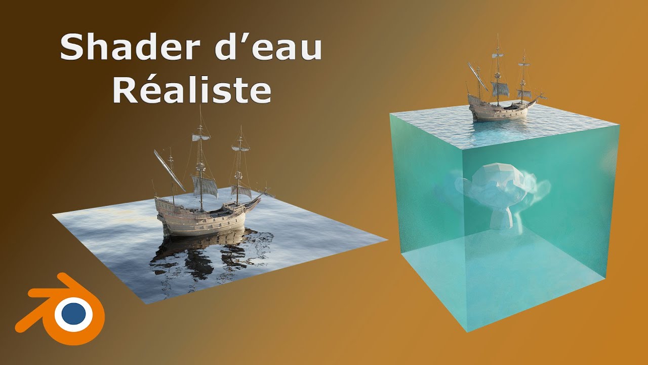 Comment créer un shader d'eau sur Blender