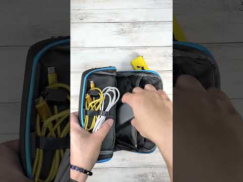 I finally got it! The Anker x KOKUYO gadget pouch is easy to use and holds a lot of stuff, it's g...