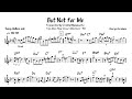 Sonny Rollins - But Not For Me (transcription)